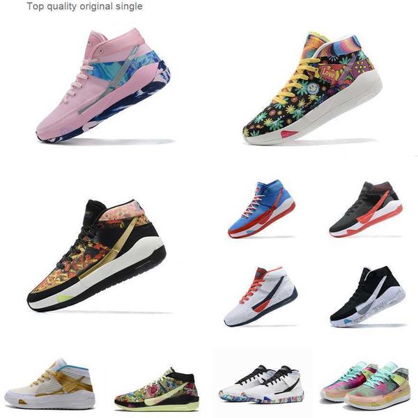 

mens womens kd 13 shoes youth kids kevin durant 14s xiv sneakers tennis for sale aunt pearl pink floral usa tie-dye hype black gold white