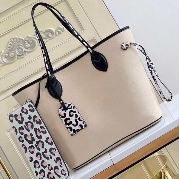 

2022 shopping luxurys designer handbag shoulder bags handle open fashion totes lash package 2pcs/set women purse letter leather practical cl