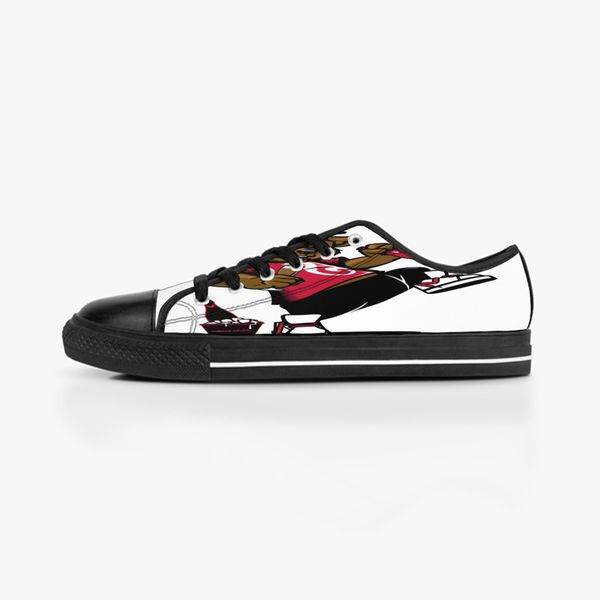 

shoes outdoor summercustom women diy fashionmen low canvas skateboard sneakers triple black customization uv printing sports sneakers daishu