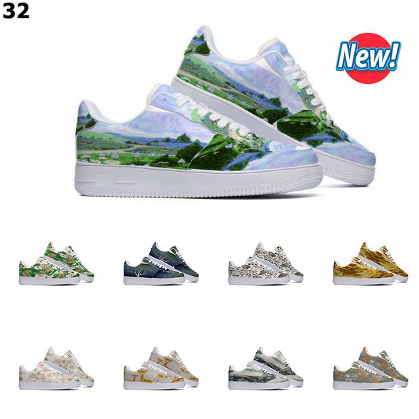 

designer custom shoes men women hand painted fashion casual mens flat trainers sports outdoor sneakers color1