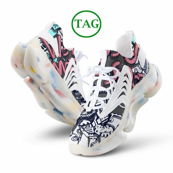 

outdoor elastic running shoes men women fashion all the colors of the rainbow custom light breathable womens mens trainer sneakers sports r1