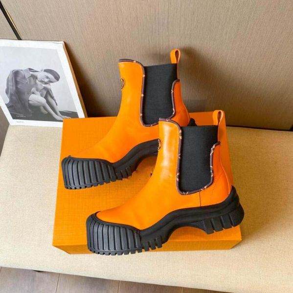 

2023 women brand boots autumn winter round toe mid-heel knitted elastic socks women's plus size casual boots wool short boot, Black