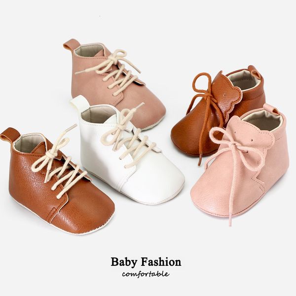 

first walkers british style brown baby shoes toddler sneakers soft bottom anti slip born infant boy girl 221117