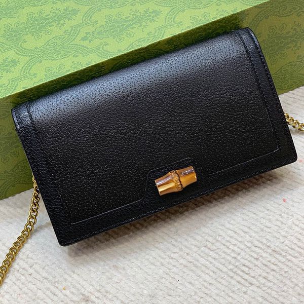 

bamboo crossbody bag plain flap shoulder bags genuine leather snap fastener removable chain fashion letters internal card compartment women