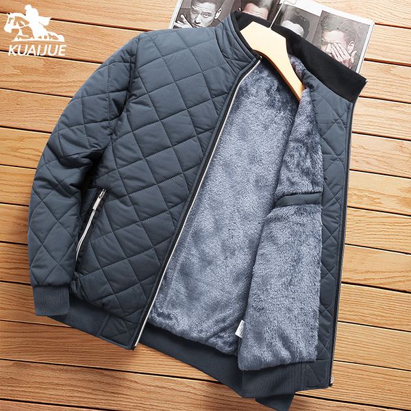 

mens down parkas jacket stand collar mens parka winter down jacket fleece warm jackets men business leisure coat baseball coats 2118 221117, Black