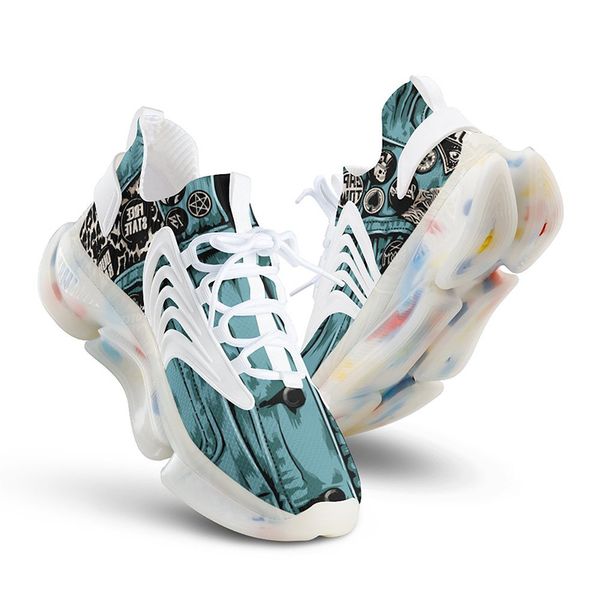

2023 diy custom shoes classic shoes accept customization uv printing breathable mens women soft strong grip sports running sneaker
