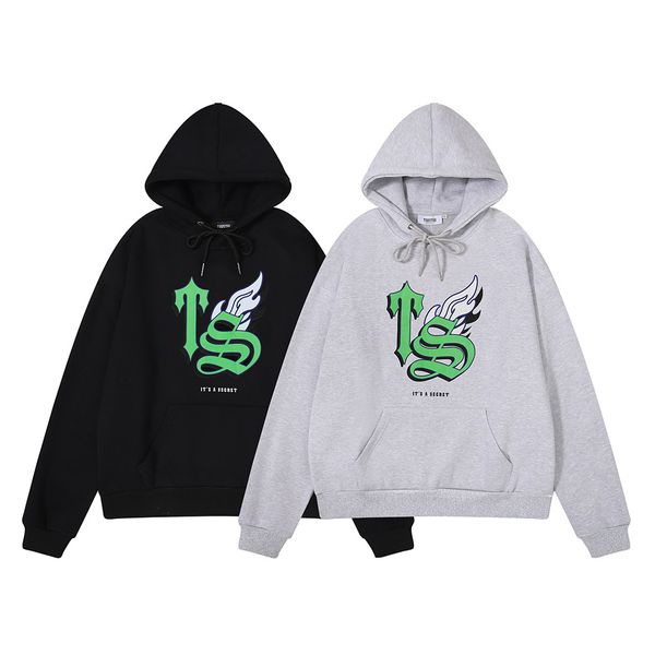 

warm sweatshirt hoode plus size ts printed hip hop men's hoodies sweatshirts 23ss, Black;brown
