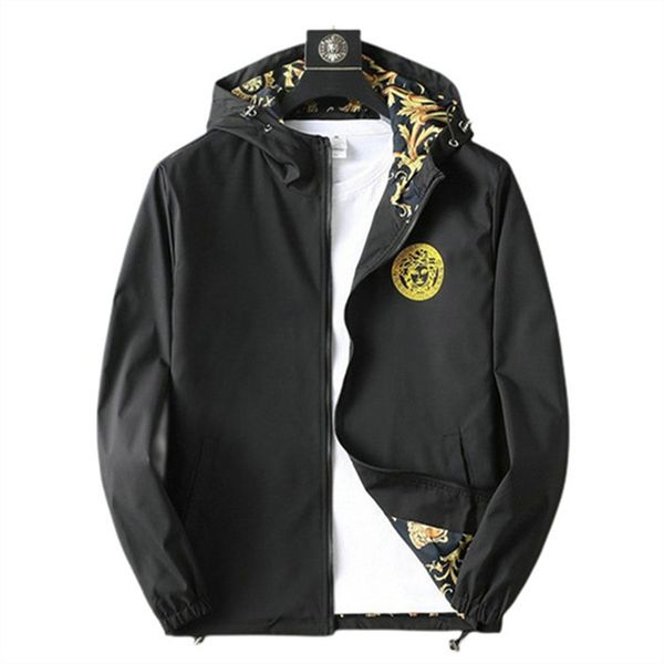 

2023 fashion designer mens jacket zipper printing autumn outwear windbreaker zipper clothes jackets coat outside can sport men's clothi, Black;brown