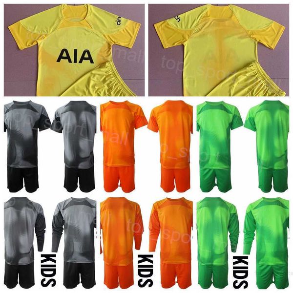 

club team long sleeve goalkeeper soccer 1 hugo lloris jerseys set gk 20 fraser forster 40 brandon austin football shirt kits goalie custom n, Black