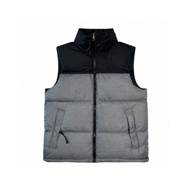 

men's vests winter vest design down jacket puffer outdoor warm sleeveless outwear clothing, Black;white