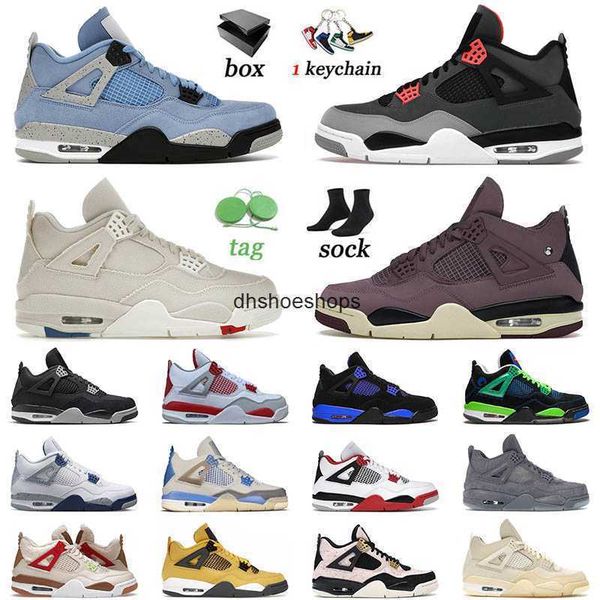 

university 4 blue 4s iv men basketball shoes j4 with 2023 canvas infrared jorda jorden violet ore taupe haze mens women trainers