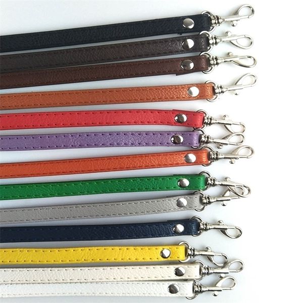 

bag parts accessories 120cm long pu leather shoulder strap handles diy replacement purse handle for handbag belts 221116, Black