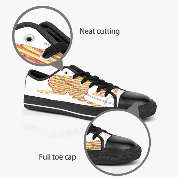 

diy low women shoes men custom canvas skateboard sneakers triple black customization uv printing sports sneakers kele243 ization316 ization