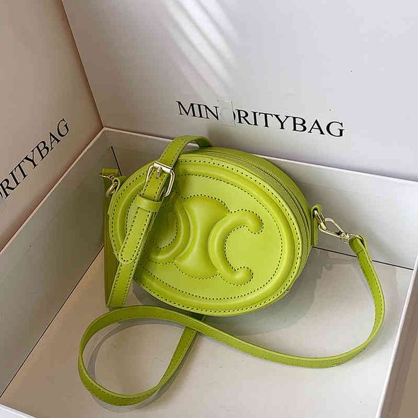 

2022 new triumphal arch bag pig nose moon cake round mini one shoulder crossbody