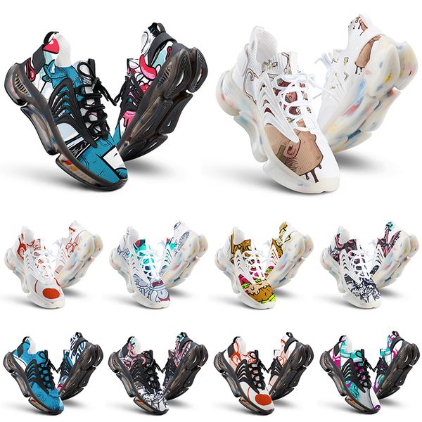 

customs shoes mens running diy multi color black white grey triple red orange men customized outdoor sport sneaker trainer fashion classic11