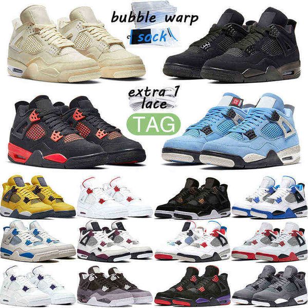 

men women jumpman4s outdoor shoes sail unc black cat 4s dark white oreo red thunder mocha mens trainer