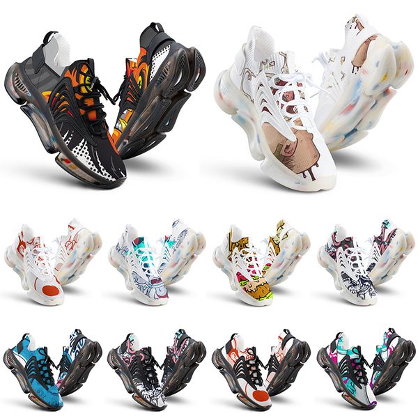 

customs shoes mens running diy multi color black white grey triple red orange men customized outdoor sport sneaker trainer fashion classic8