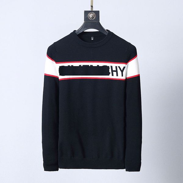 

designers sweaters mens womens pullover fashion classic round neck long sleeve sweate#1115, White;black