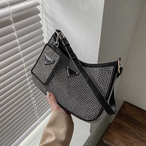 

clearance handbag women's new armpit sling single shoulder portable women's fashion rhinestone bag