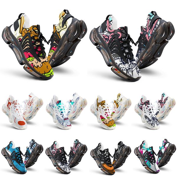 

customs shoes mens running diy multi color black white grey triple reds orange men customized outdoor sport sneaker trainer fashion classic7