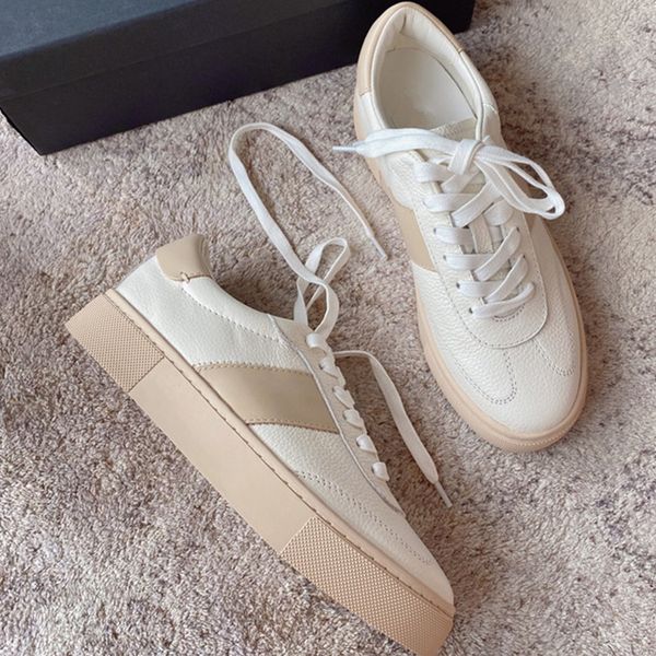 

dress shoes maxdutti women shoes casual training ss england style patchwrok sneakers women genuine leather vulcanized shoes woman 221118, Black