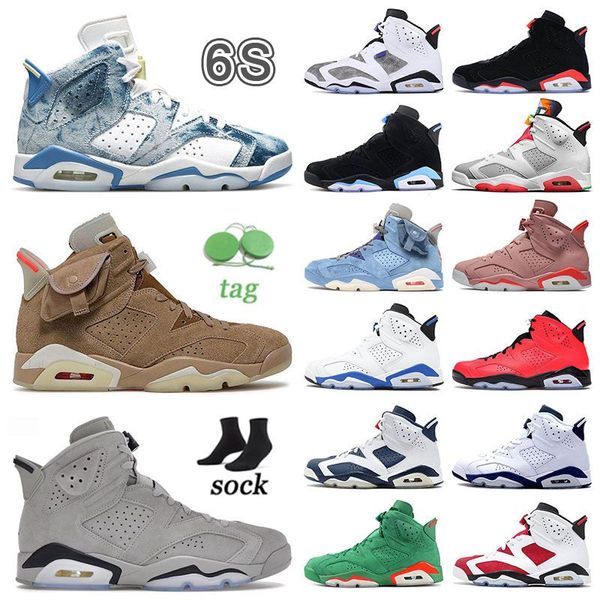 

british khaki 6s jumpman 6 basketball shoes man woman hommes cool grey washed denim georgetown suede designer sneaker red oreo sports blue o
