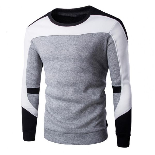 

men's sweaters men sweatshirt long sleeve round neck casual thicken all match warm stylish slim male pullovers autumn 221117, White;black