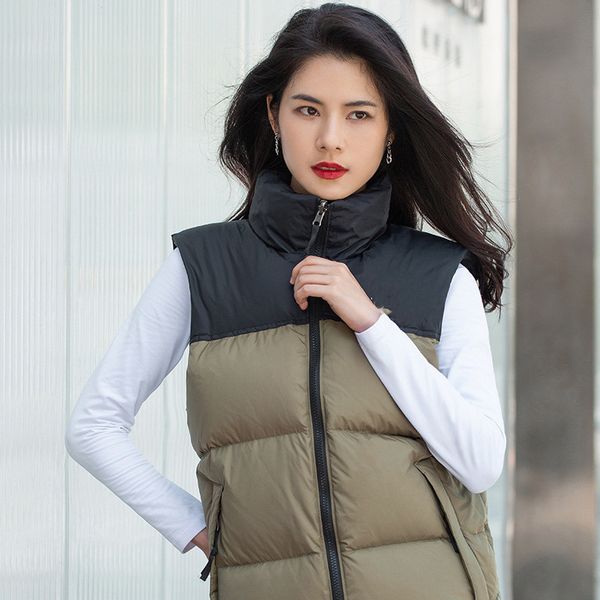 

vest white duck goose down vest unique waistcoats women winter downs vests heated bodywarmer mans jacket jumper outdoor warm multiple colour, Black;white