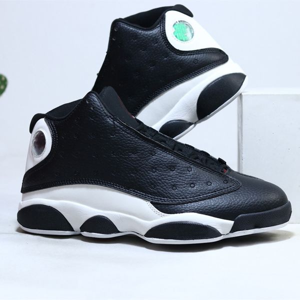 

mens high reverse he got game basketball shoes black white leather sneakers