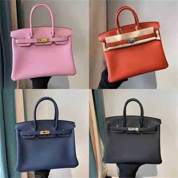 

handbag designer bag herme birkins leather birki lady's briefcase one shoulder slant cross portable women's color matching materia