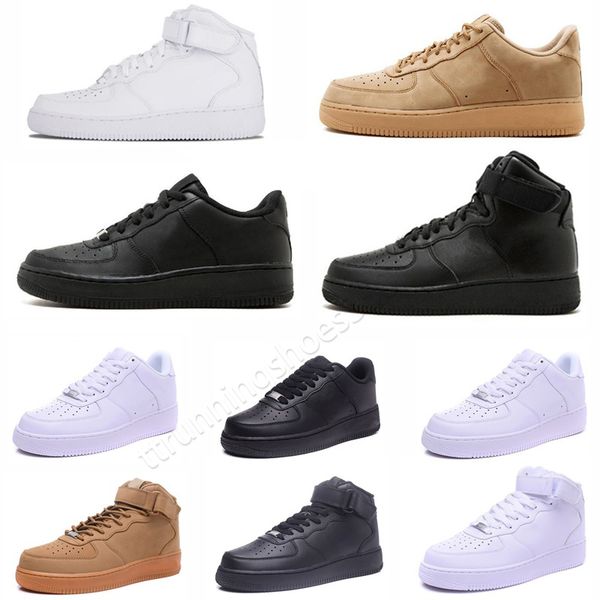 

casual shoes outdoor sports sneakers designer one low classic triple white black mens walking jogging