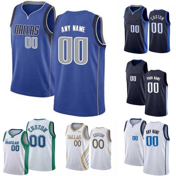 

75th custom dallas''men maverickes''jersey women youth tim 11 hardaway jr. dorian 10 finney-smith sterling 0 brown marqu, Black;red
