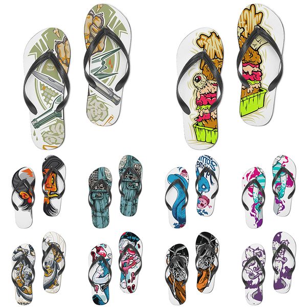 

men women custom slippers cartoon design anime diy word black white blue red purple mens colorful trainer 214