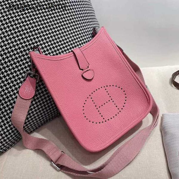 

tote bag evelyns bags totes hermee 2023 women's bucket single shoulder oblique head hollow fashion handbags 19cm crossbody nd75