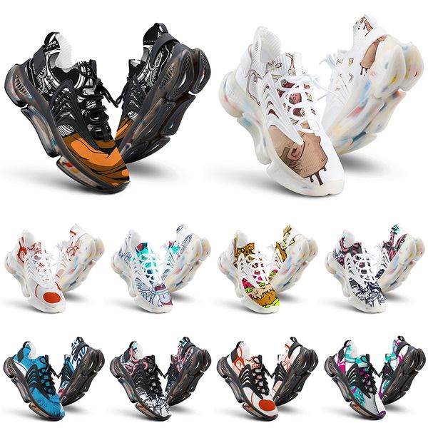 

customs shoes mens running diy multi color black white grey triple red orange men customized outdoor sport sneaker trainer fashion classic10