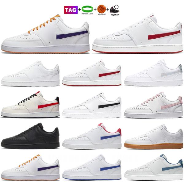

2022 casual shoes sneakers trainers sports sneakers court vision low designer triple white black royal navy rose pink sail university mens w