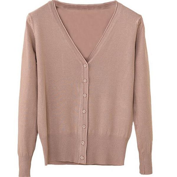 

women's knits tees spring cardigan women korean v neck knitted feminino ladies long sleeve loose buttons thin coat zy3603 221118, White