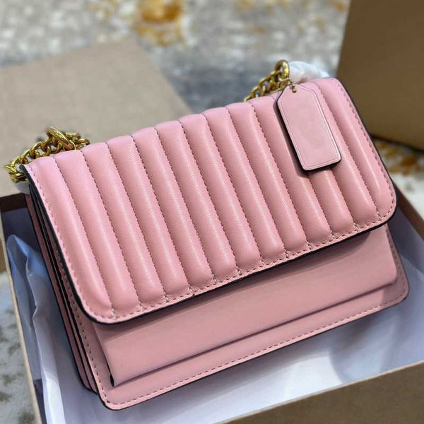 

womens designer bags luxurys handbags chain shoulder bag fashion stripes crossbody purses messenger bag women leather handbag 230728bj