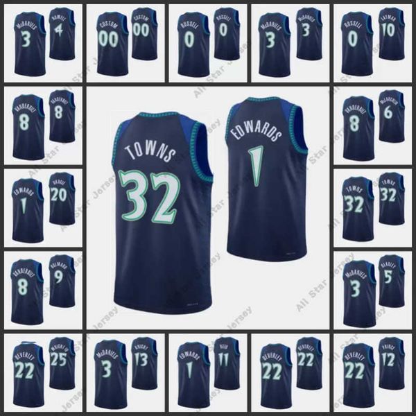 

basketball jerseys min anthony edwards jersey minnesotn timberwolvn basketball jerseys rudy gobert karl towns jaden mcdaniels russell prince, Black;red