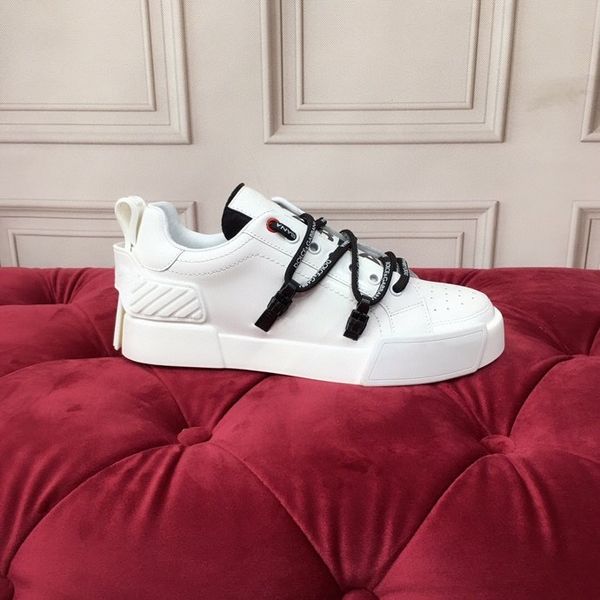 

men designer striped shoes vintage sneakers leather chunky sneaker women season shades lace-up trainers platform casual shoe, Black