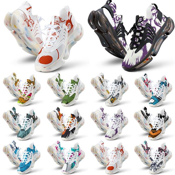 

customs shoes mens women running shoe diy multi color black white blue red oranges mens customized outdoor sport sneaker trainer walking jog