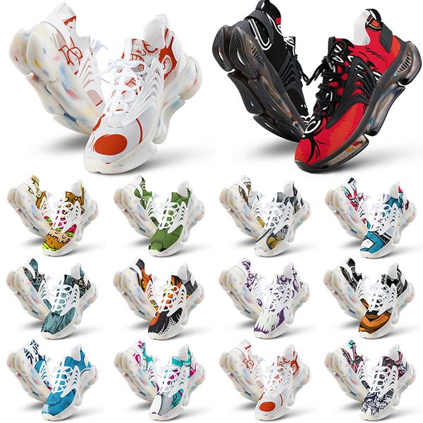 

customs shoes mens running diys multi color black white grey triple red oranges men customized outdoor sport sneaker trainer fashion classic
