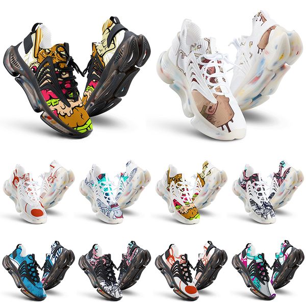 

customs shoes mens running diy multi color black white grey triple reds orange men customized outdoor sport sneaker trainer fashion classic3