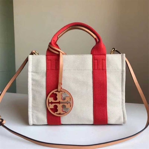 

handbag designer torysburchs bags canvas shopping all cotton linen leather single shoulder messenger tote bag