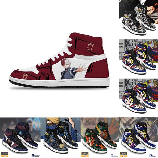 

customs shoes diy anime designer sneakers basketball shoes for men casual jogging women street fashion personalized sneaker