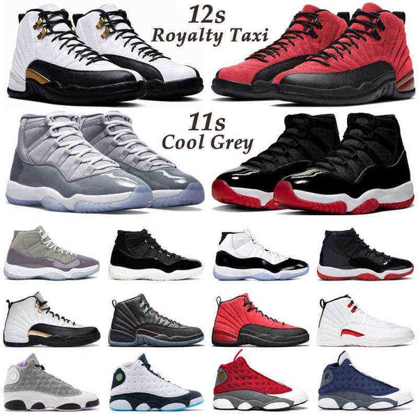 

outdoor shoes 12s royalty taxi men women 11s cool grey animal instinct bred 12 utility wolf 13s houndstooth flint mens trainers, Black
