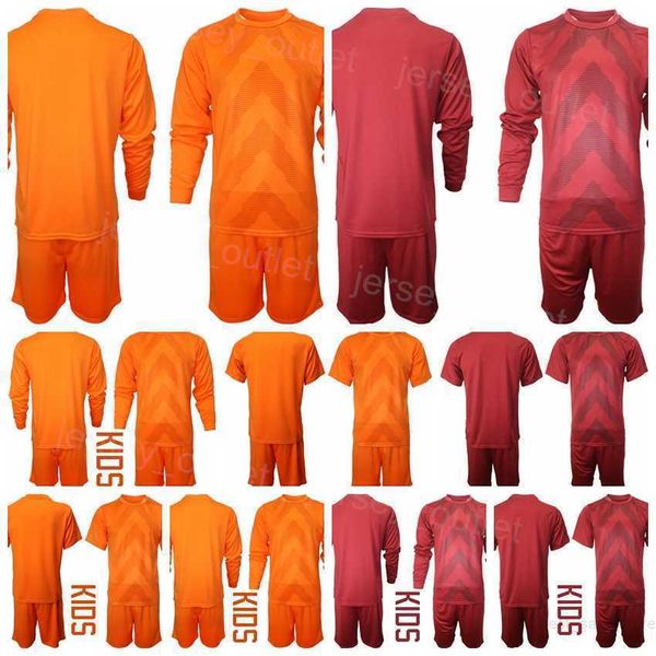 

club team goalie long sleeve soccer 24 alex palmer jersey set goalkeeper gk 30 ted cann 1 david button football shirt kits orange red unifor, Black