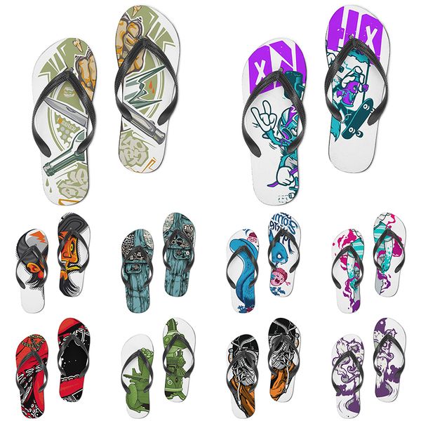 

men women custom slippers cartoon design anime diy word black white blue red purple mens colorful trainer 300