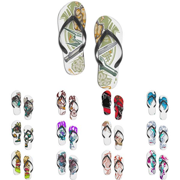 

custom shoes slippers customized sneakers men women blue red green yellow classic custom comfortable low platform sneaker color136