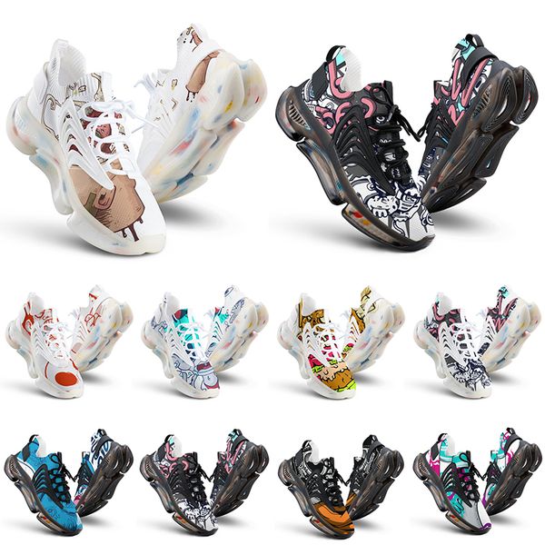 

customs shoes mens running diy multi color black white grey triple reds orange men customized outdoor sport sneaker trainer fashion classic5